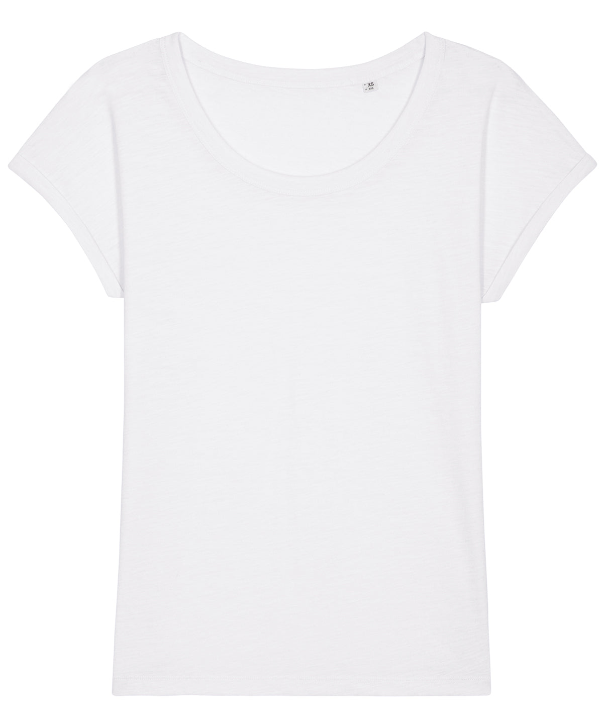 Stanley/Stella Womens Stella Rounders Slub Rolled Sleeve Slub T-Shirt