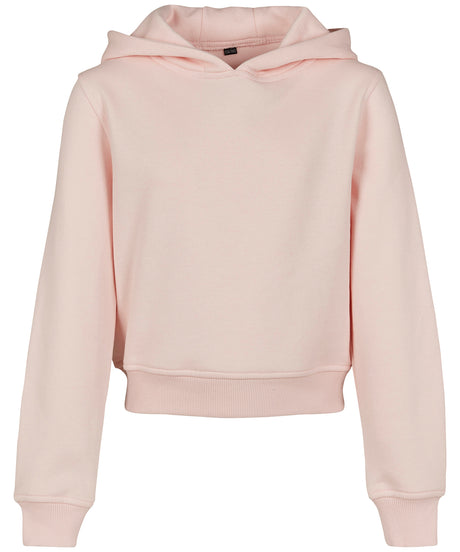Build Your Brand Girls Cropped Sweat Hoodie