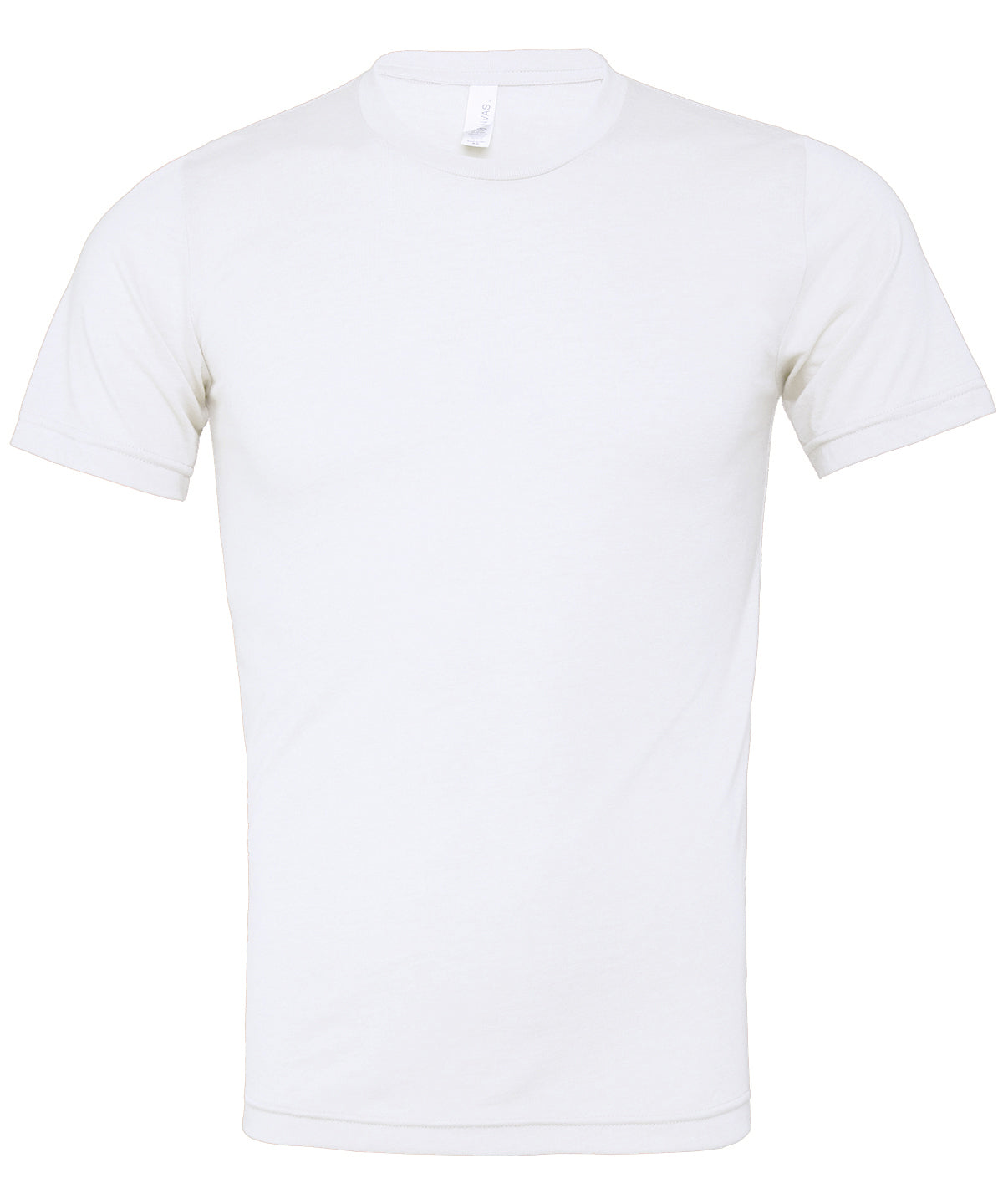 Bella Canvas Unisex Triblend Crew Neck T-shirt - Solid White / XS - T-Shirts