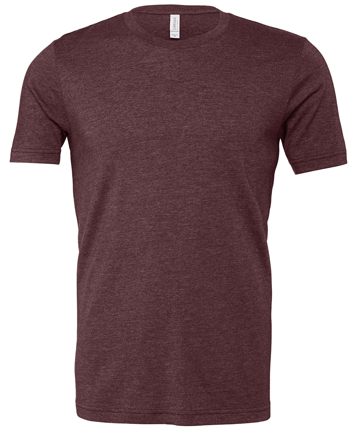 Bella Canvas Unisex Heather CVC Short Sleeve T-Shirt - Maroon / XS / T-Shirts