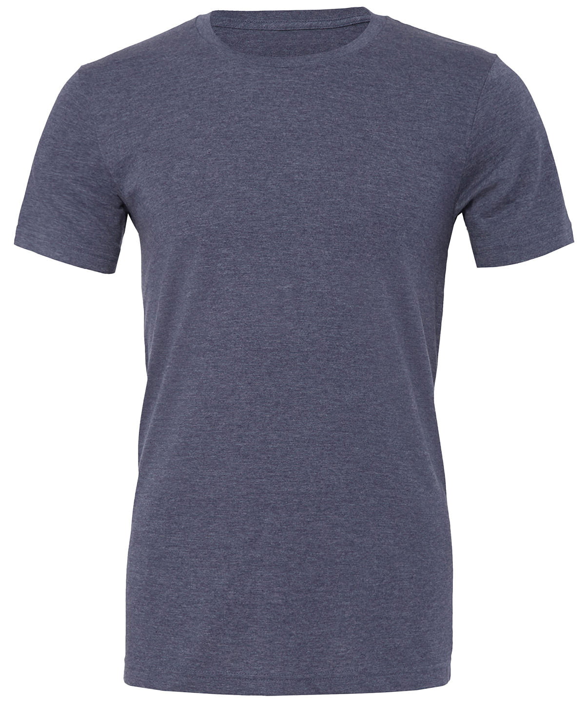 Bella Canvas Unisex heather CVC short sleeve t-shirt Heather Navy