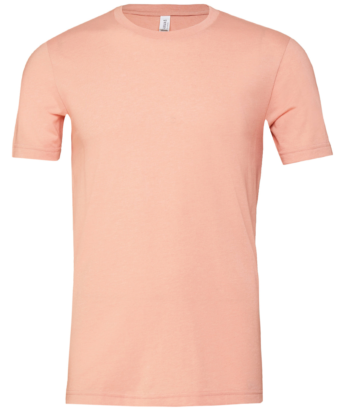 Bella Canvas Unisex heather CVC short sleeve t-shirt Heather Peach