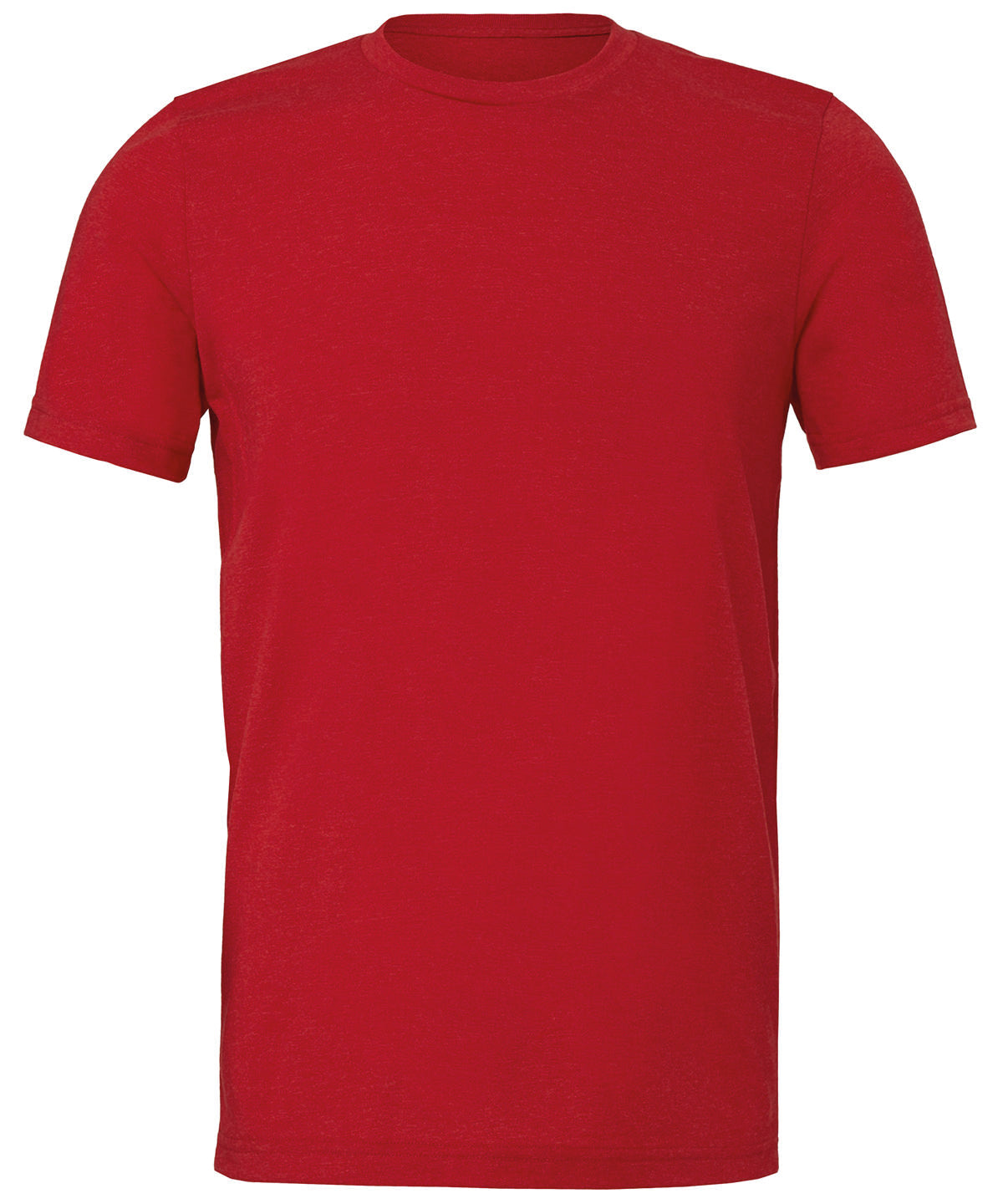 Bella Canvas Unisex Heather CVC Short Sleeve T-Shirt - Red / XS / T-Shirts