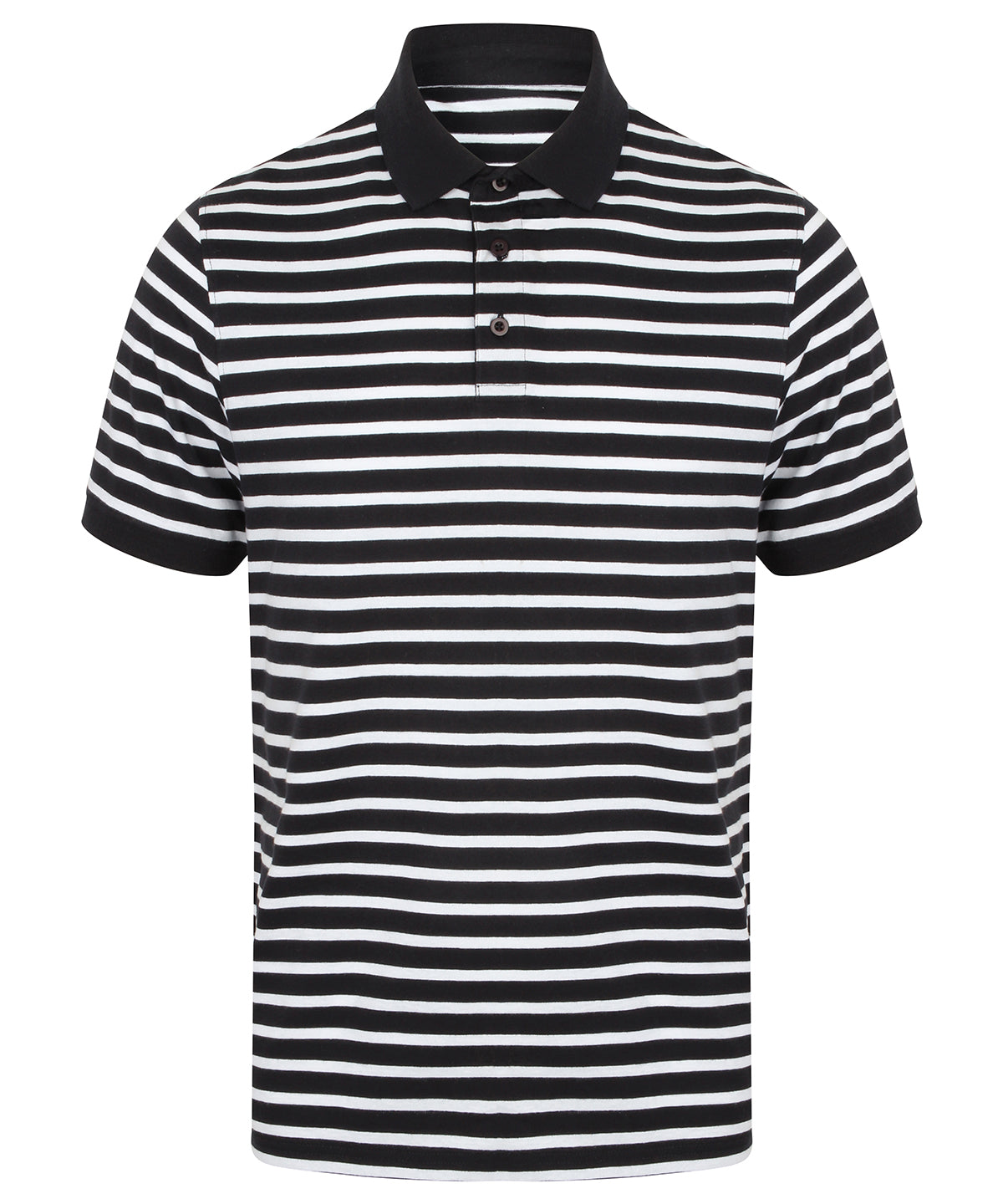 Front Row Striped Jersey polo shirt