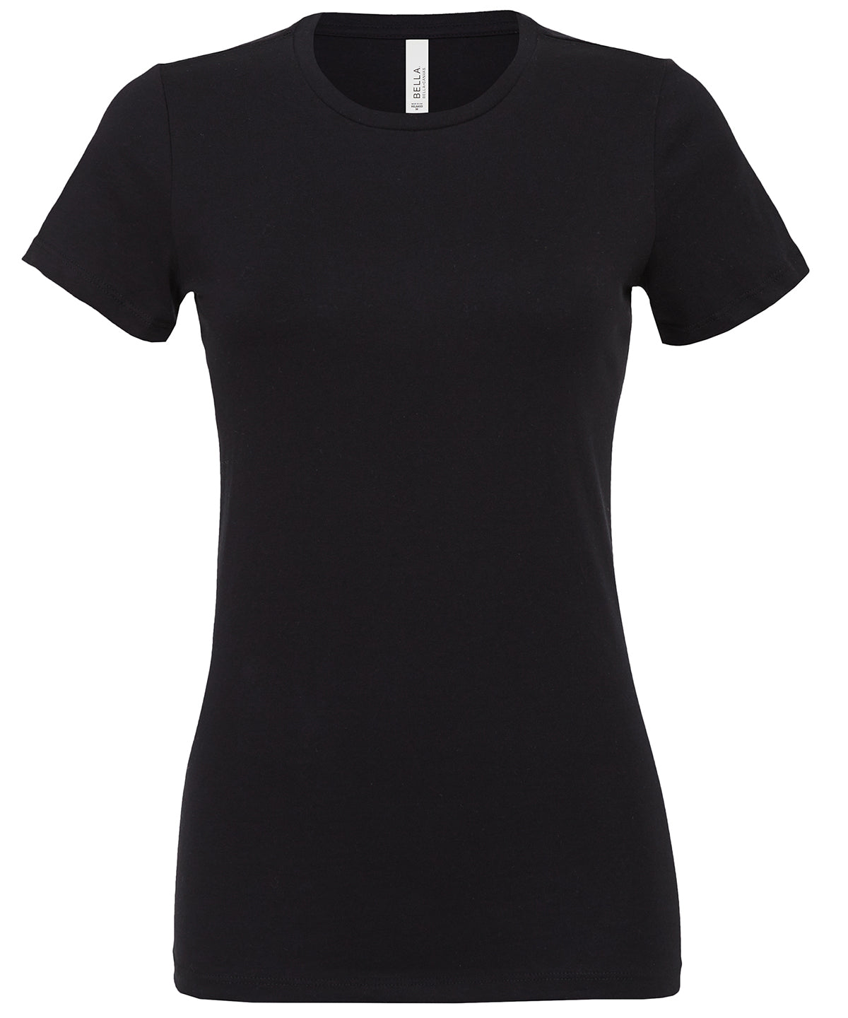 Bella Canvas Womens relaxed Jersey short sleeve tee Black