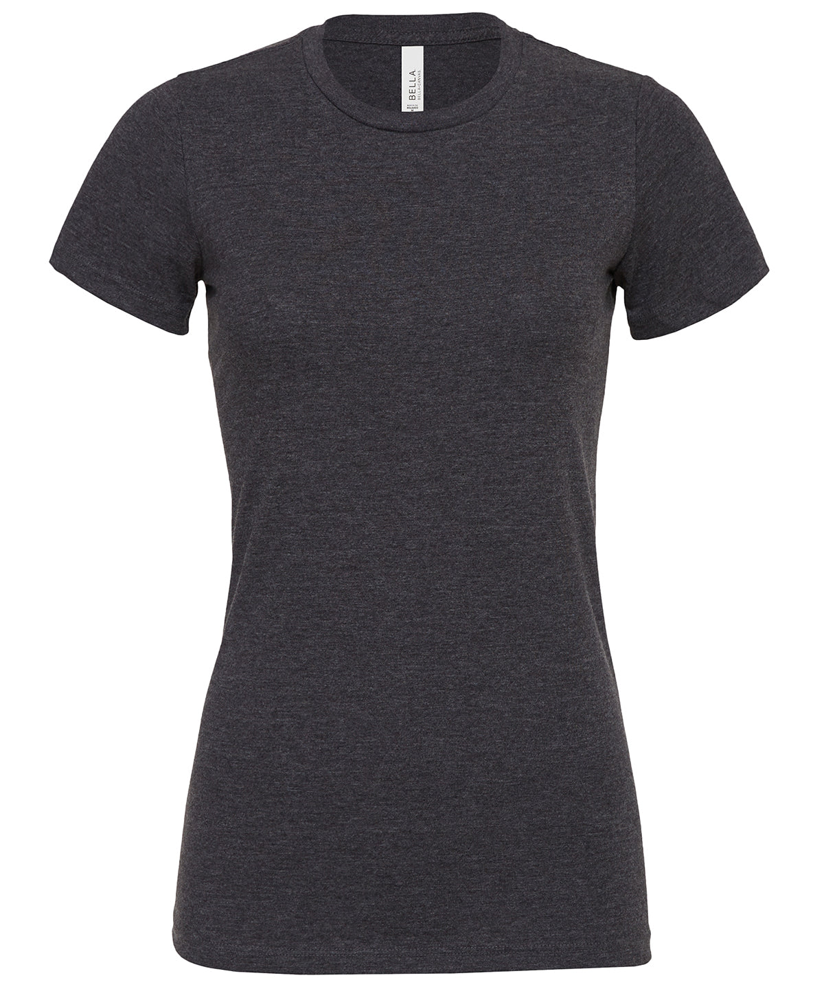 Bella Canvas Womens relaxed Jersey short sleeve tee Dark Grey Heather