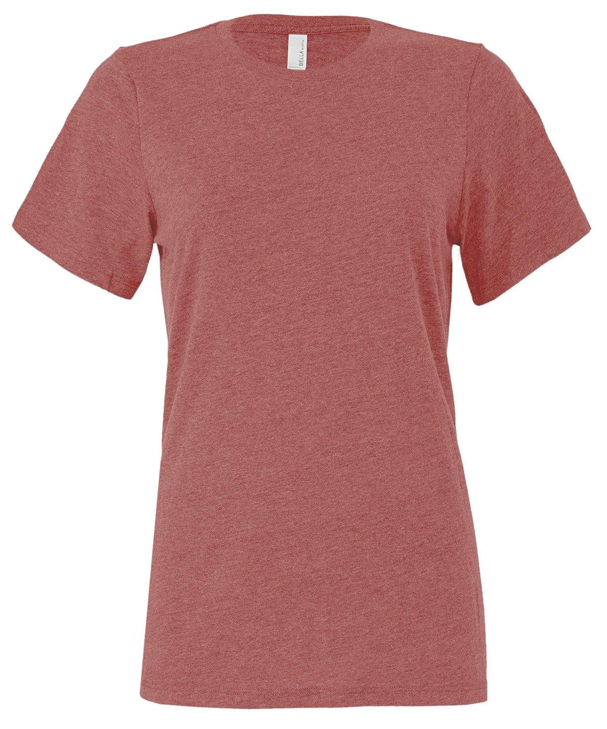 Bella Canvas Womens relaxed Jersey short sleeve tee Heather Mauve