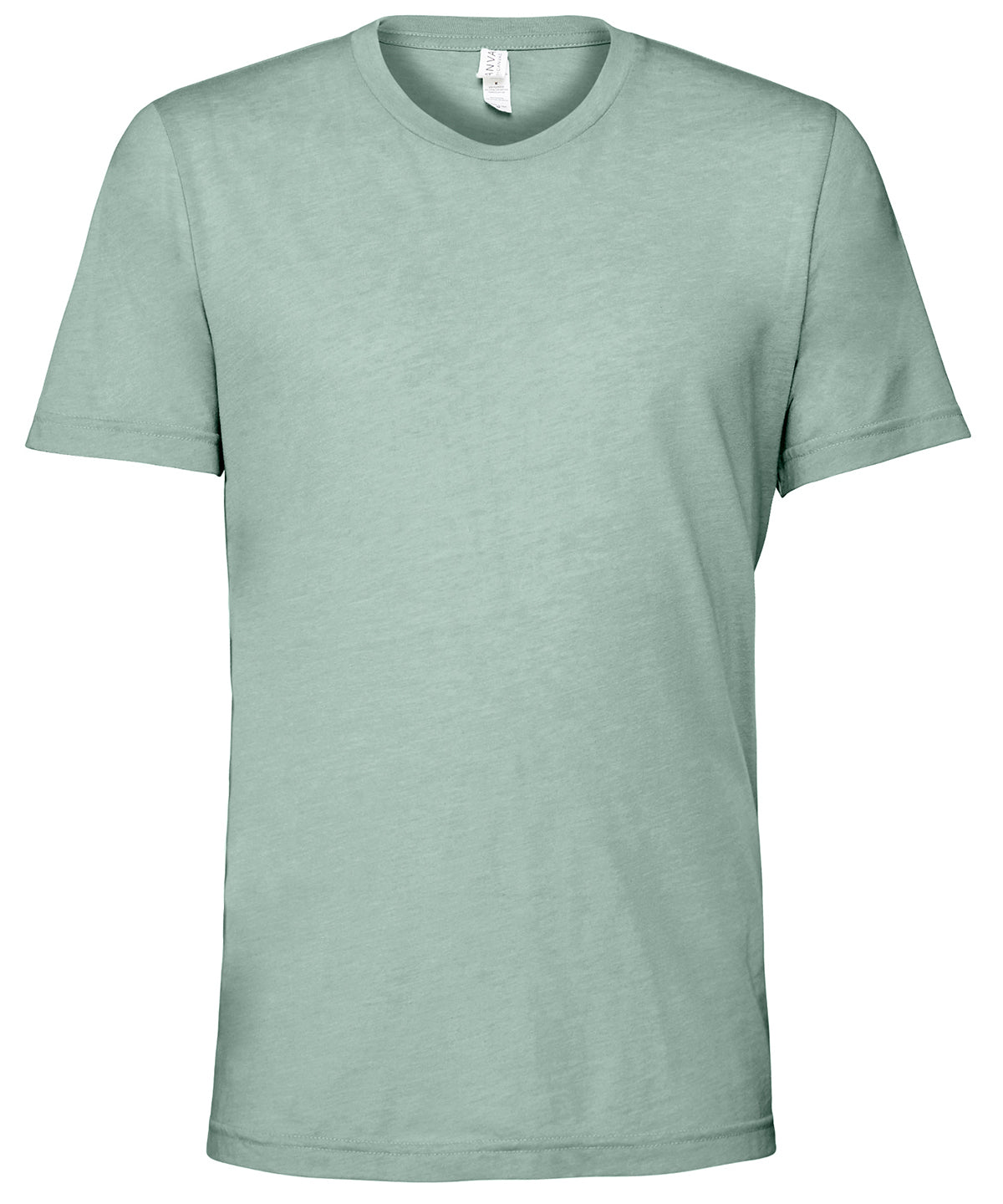 Bella Canvas Unisex triblend crew neck t-shirt Dusty Blue Triblend