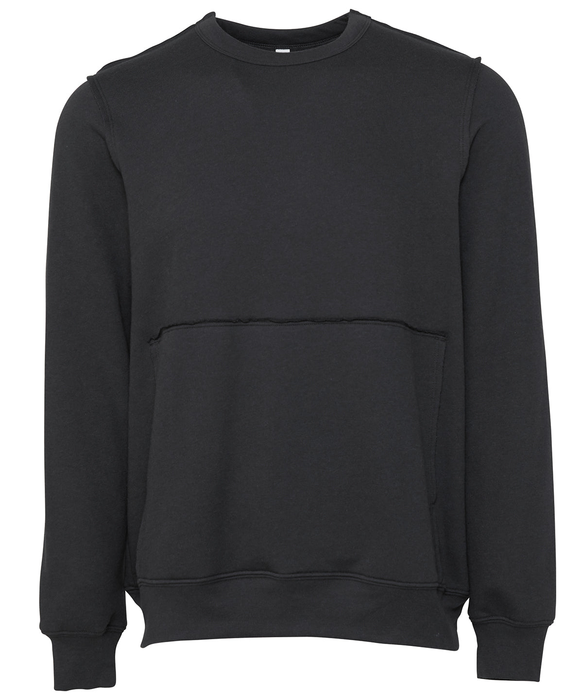 Bella Canvas Unisex raw-seam crew pullover