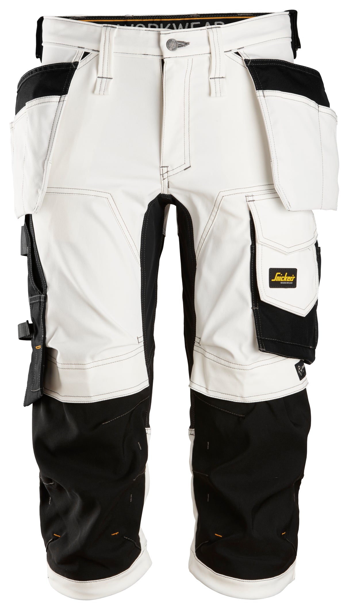 Snickers 6142 Allroundwork Stretch Pirates Holster pocket White\Black - 30R (44)