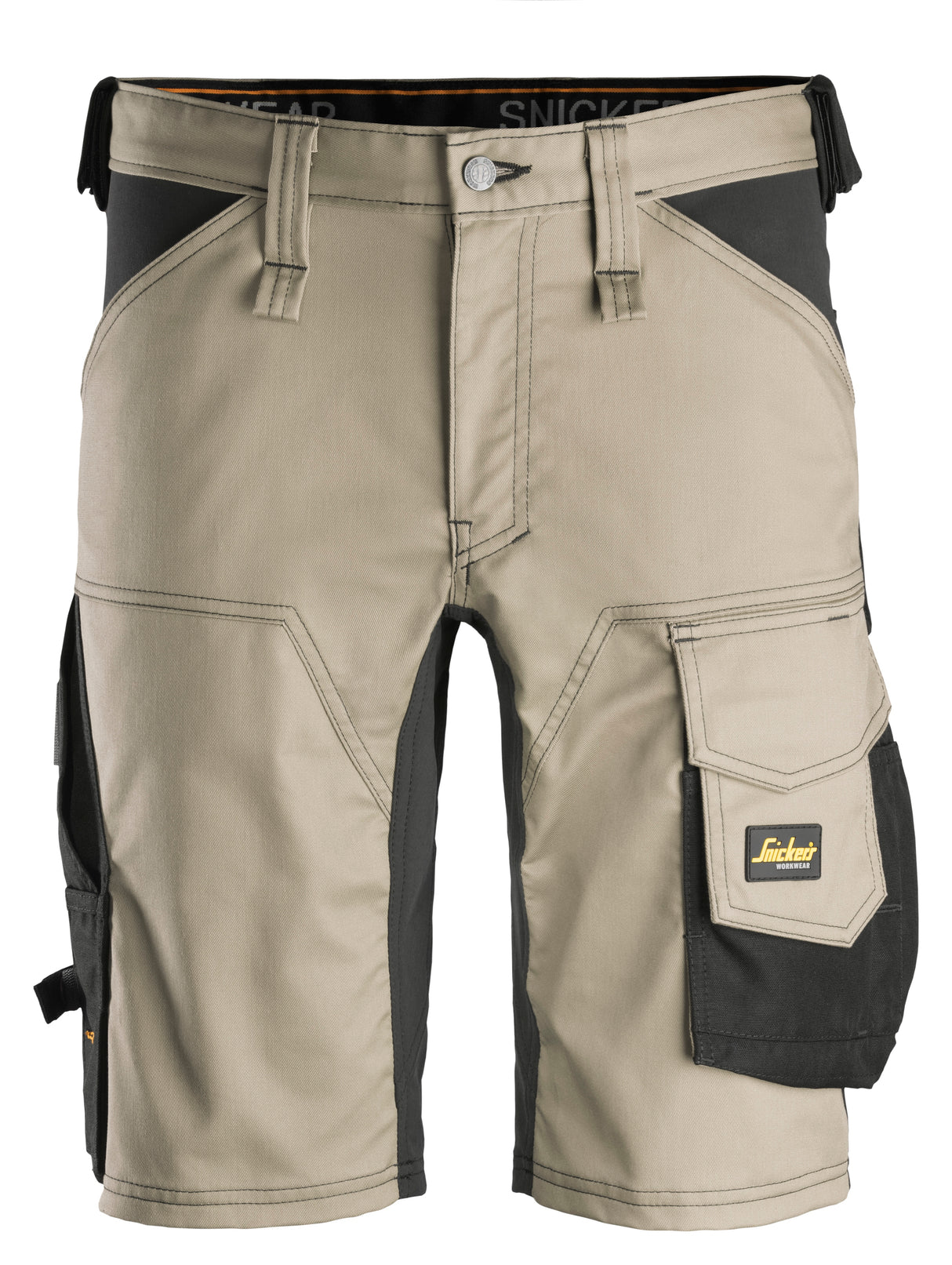 Snickers 6143 Allroundwork Stretch Shorts Khaki\Black - 30R (44)