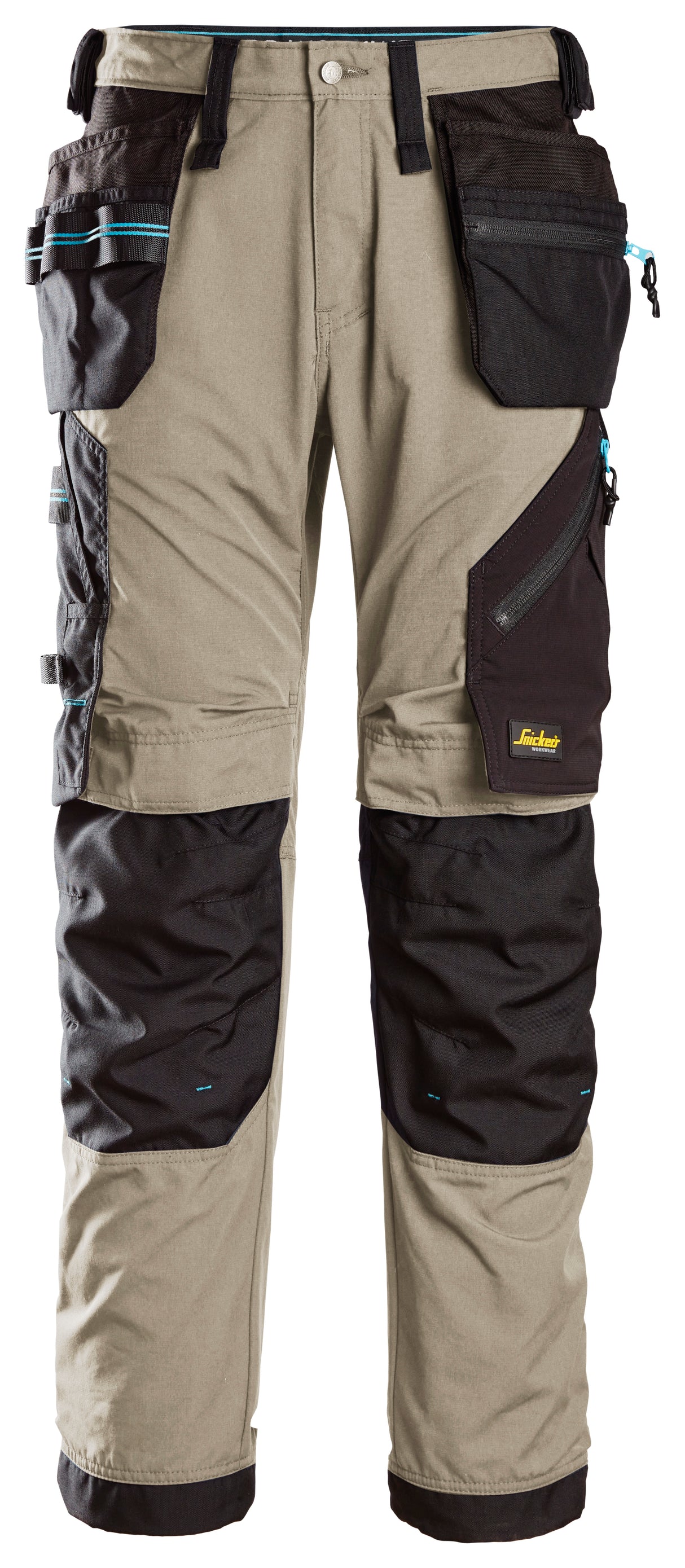 Snickers 6210 Litework 37.5® Trousers Holster pocket Khaki\Black