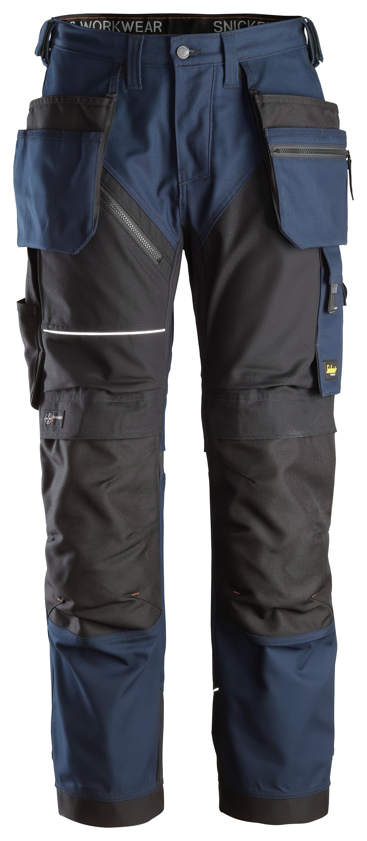 Snickers 6214 Ruffwork Canvas Trousers Holster pocket Navy\Black - Regular / 30 (44)