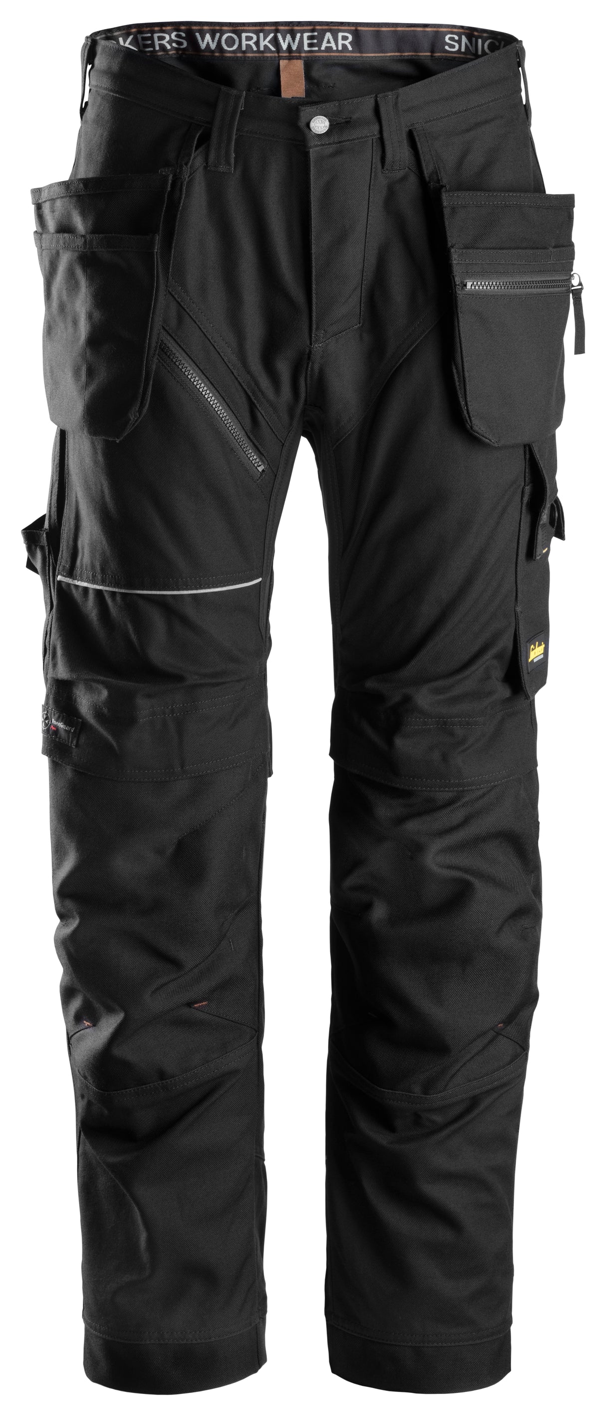 Snickers 6215 Ruffwork Cotton Trousers Holster Pockets Black\Black