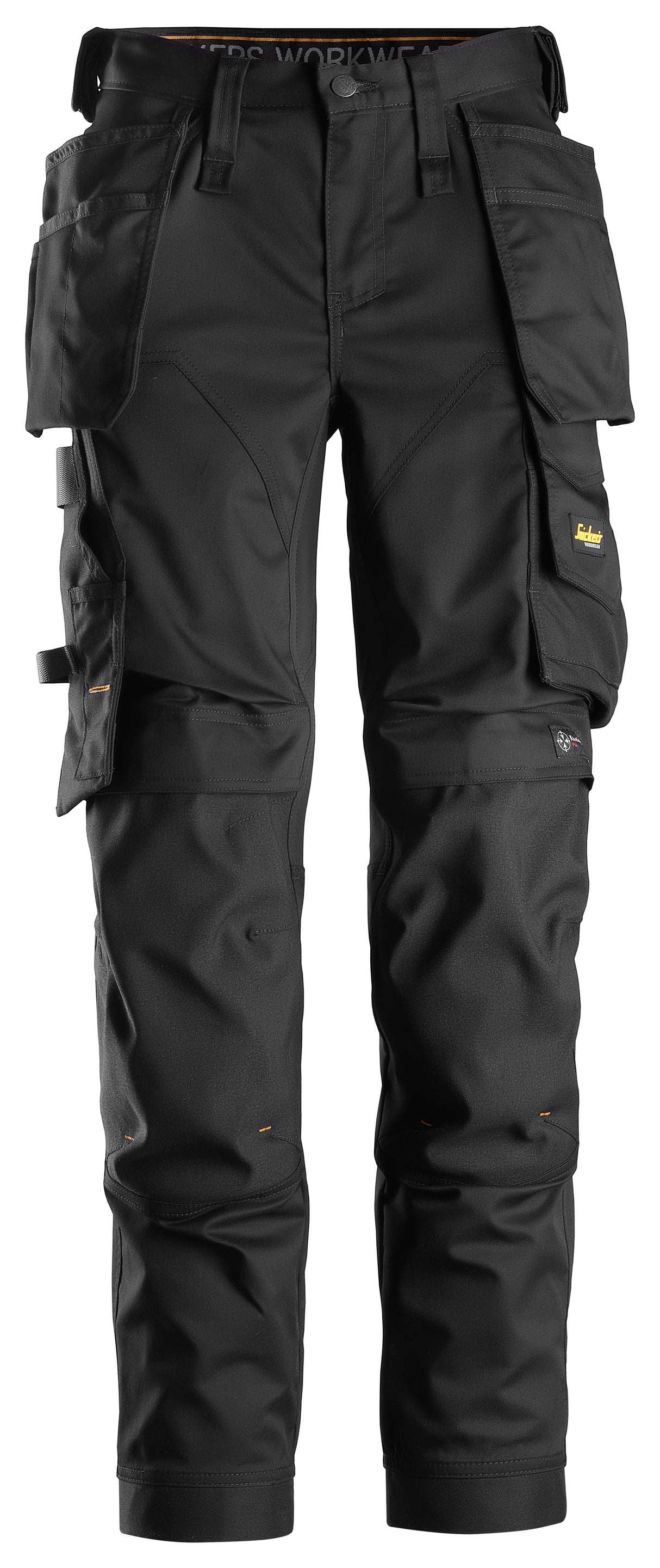 Snickers 6247 Allroundwork Womens Stretch Trousers Holster pocket Black\Black - Short / 27 (18)