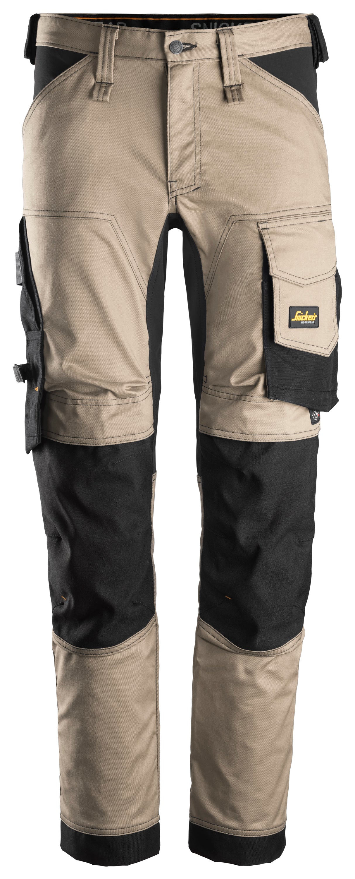 Snickers 6341 Allroundwork Stretch Trousers Khaki\Black - Regular / 30 (44)