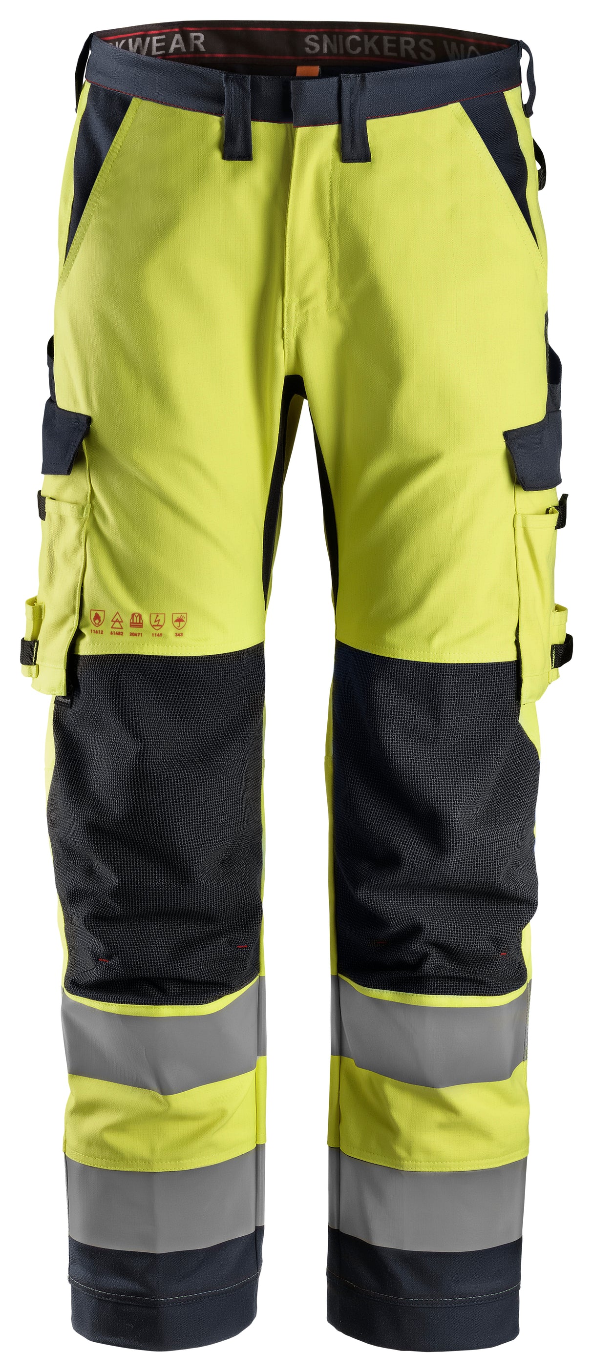 Snickers 6361 Protecwork Trousers Hi-vis Class 2