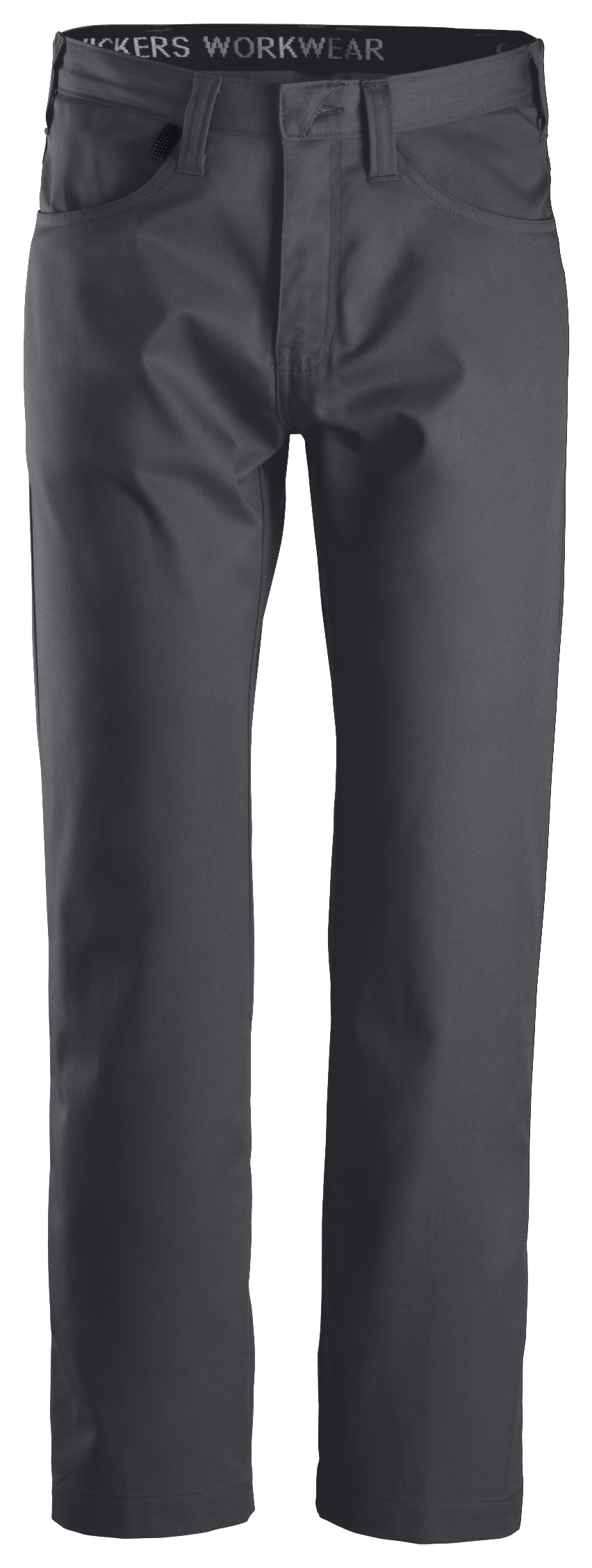 Snickers 6400 Service Chinos Steel grey - Regular / 30 (44) - Trousers