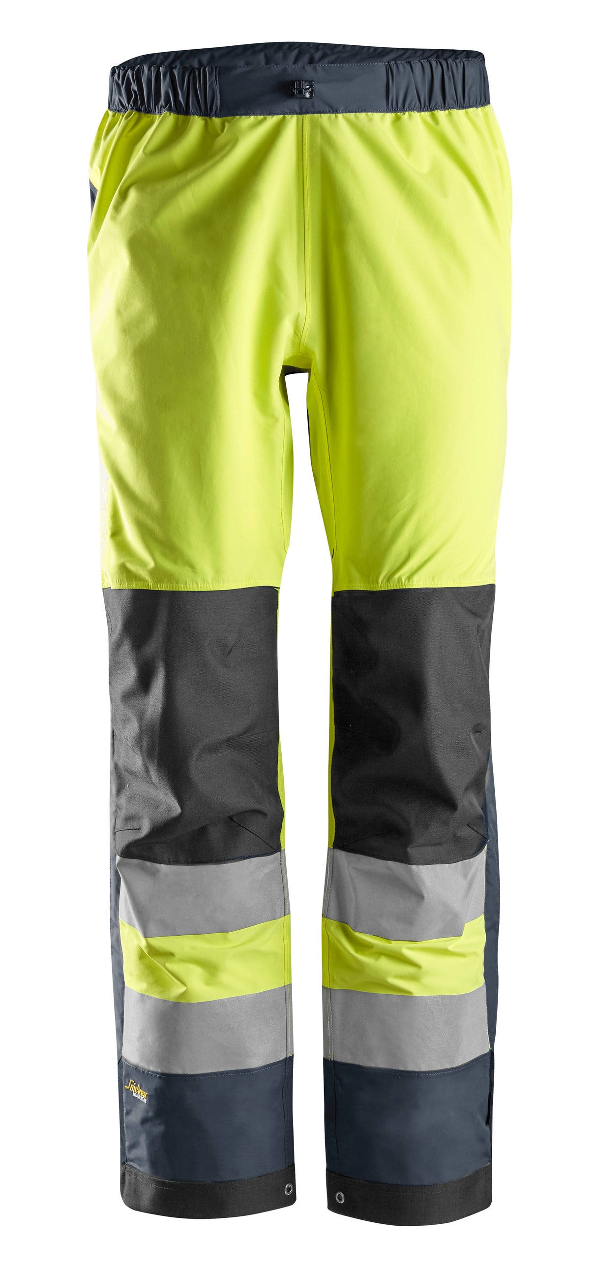 Snickers 6530 Allroundwork Hi-vis Waterproof Shell Trousers Class 2