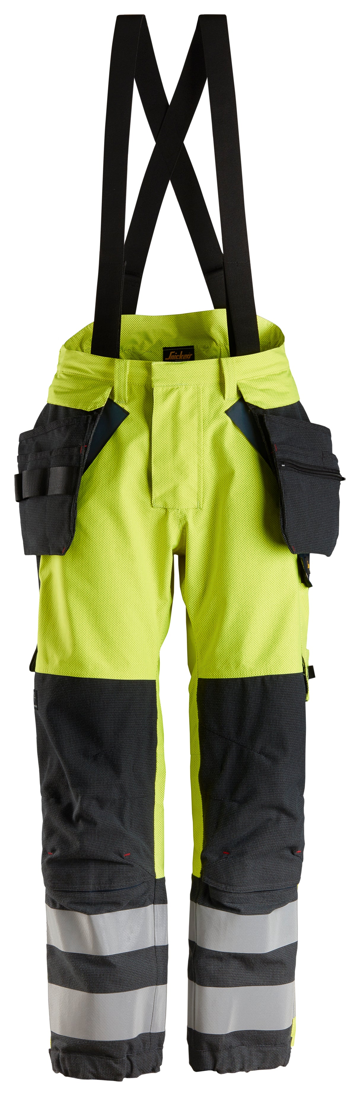 Snickers 6568 Protecwork Gore-tex Trouser Hi-vis Class 2 Yellow\Navy