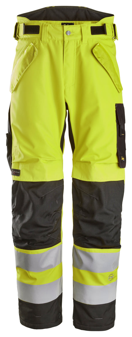 Snickers 6630 Hi-vis Class 2 Waterproof 2-Layer Trousers