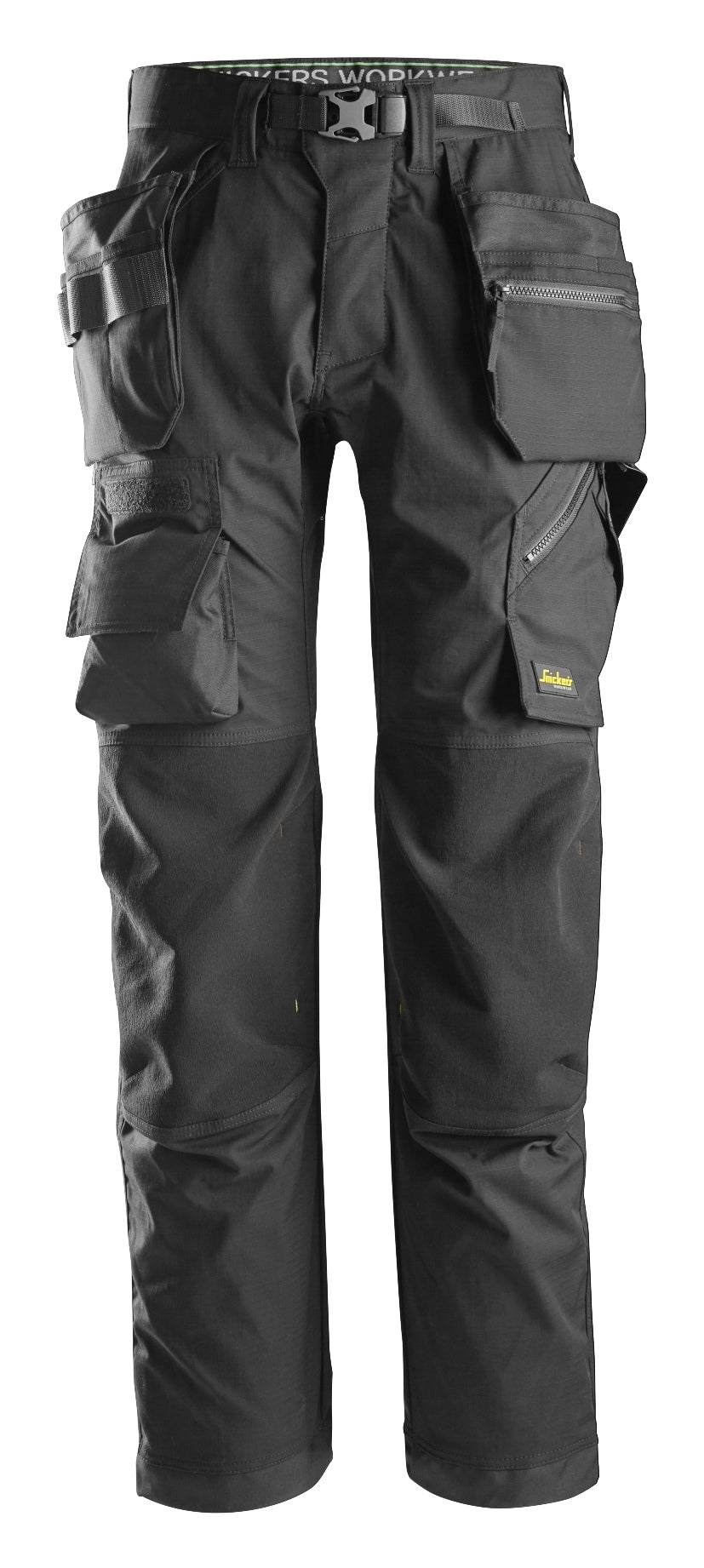 Snickers 6923 Flexiwork Floorlay Trousers Holster pocket Black\Black - Regular / 30 (44)
