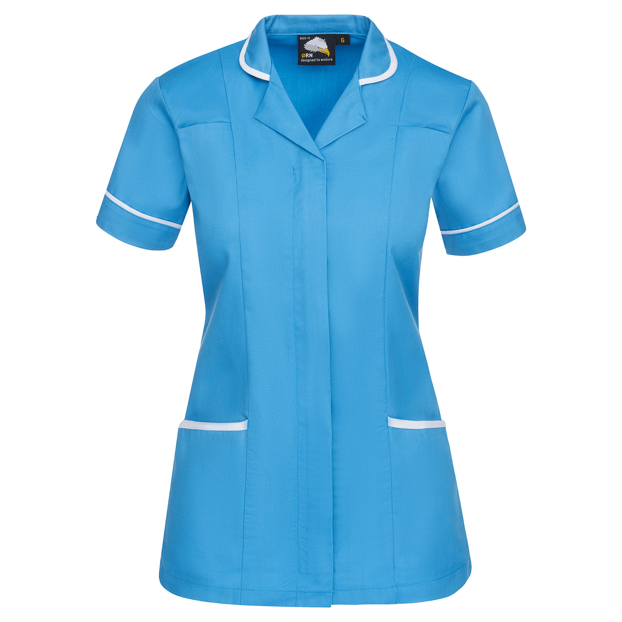 ORN 8600 - Florence Classic Tunic Teal - White - 6 - Healthcare