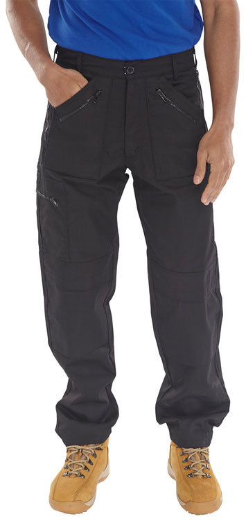 Beeswift Action Work Trousers Black - Short / 30