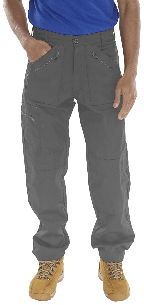Beeswift Action Work Trousers Grey - Short / 38