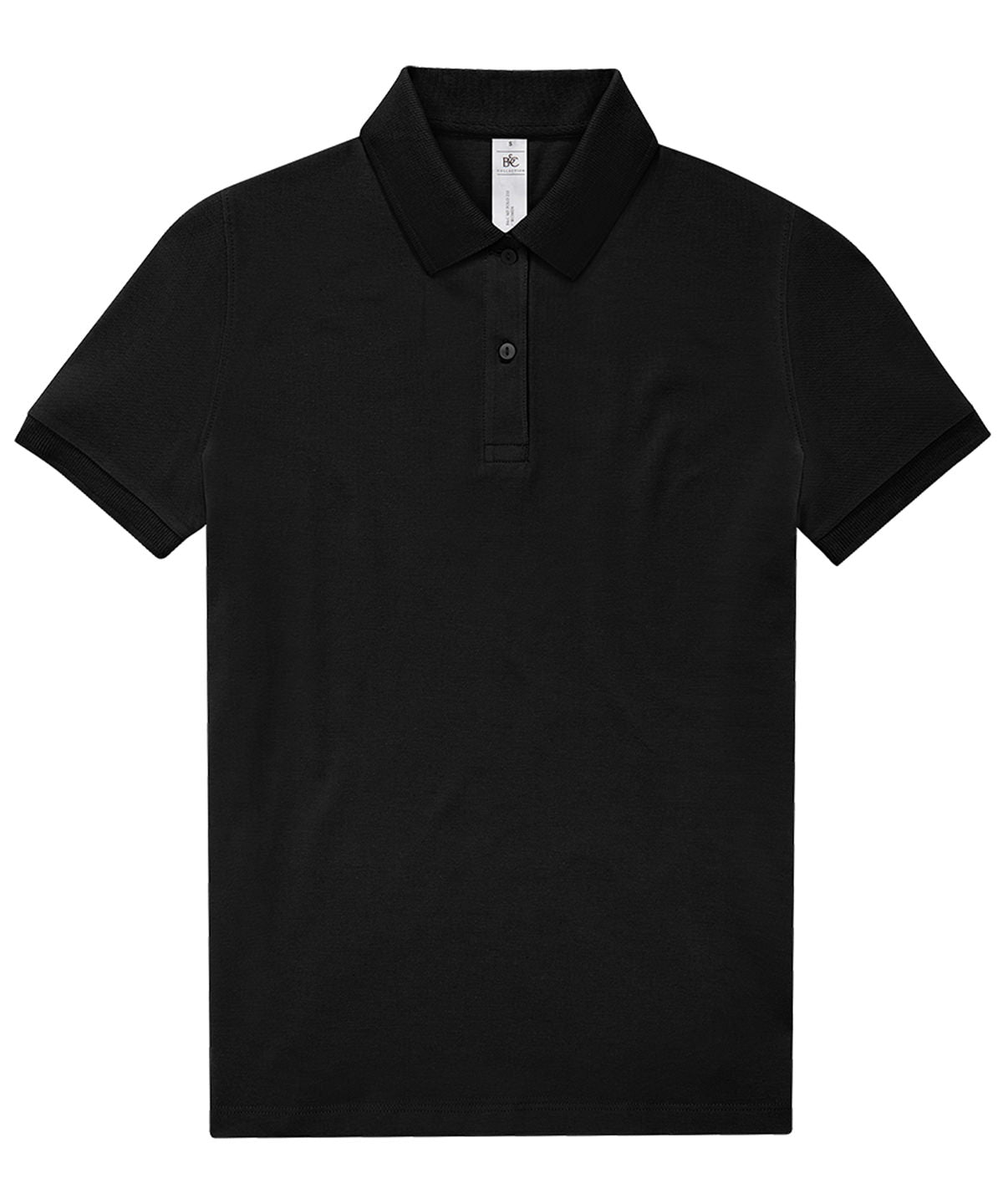 B&C Collection My Polo 210 Short Sleeve Lightweight Shirt - Black / XS / 180 Women - Shirts