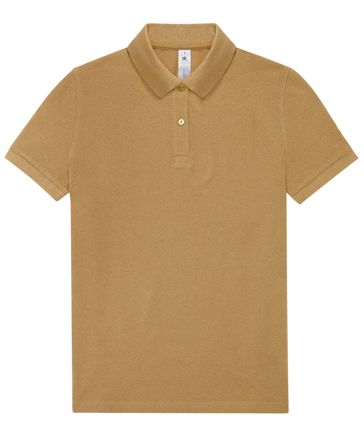 B&C Collection My Polo 210 Short Sleeve Lightweight Shirt - Meta Gold / XS / 180 Women - Shirts