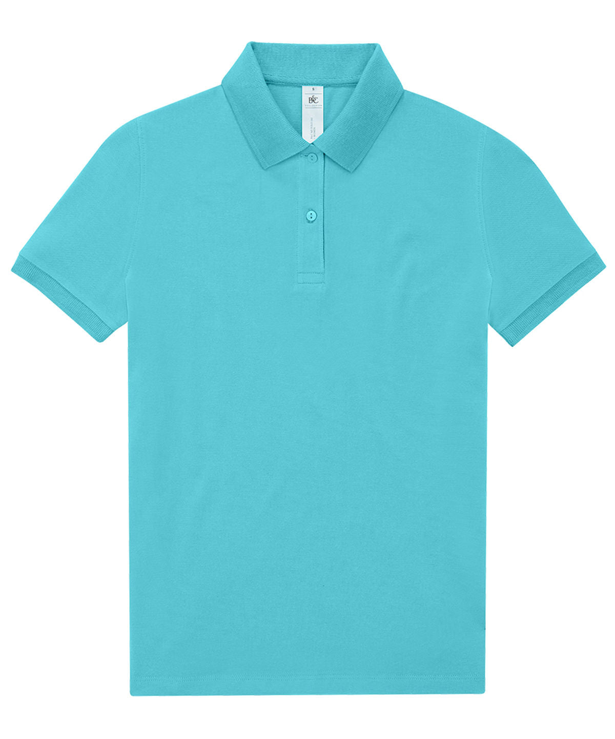 B&C Collection My Polo 210 Short Sleeve Lightweight Shirt - Meta Turquoise / XS / 180 Women - Shirts