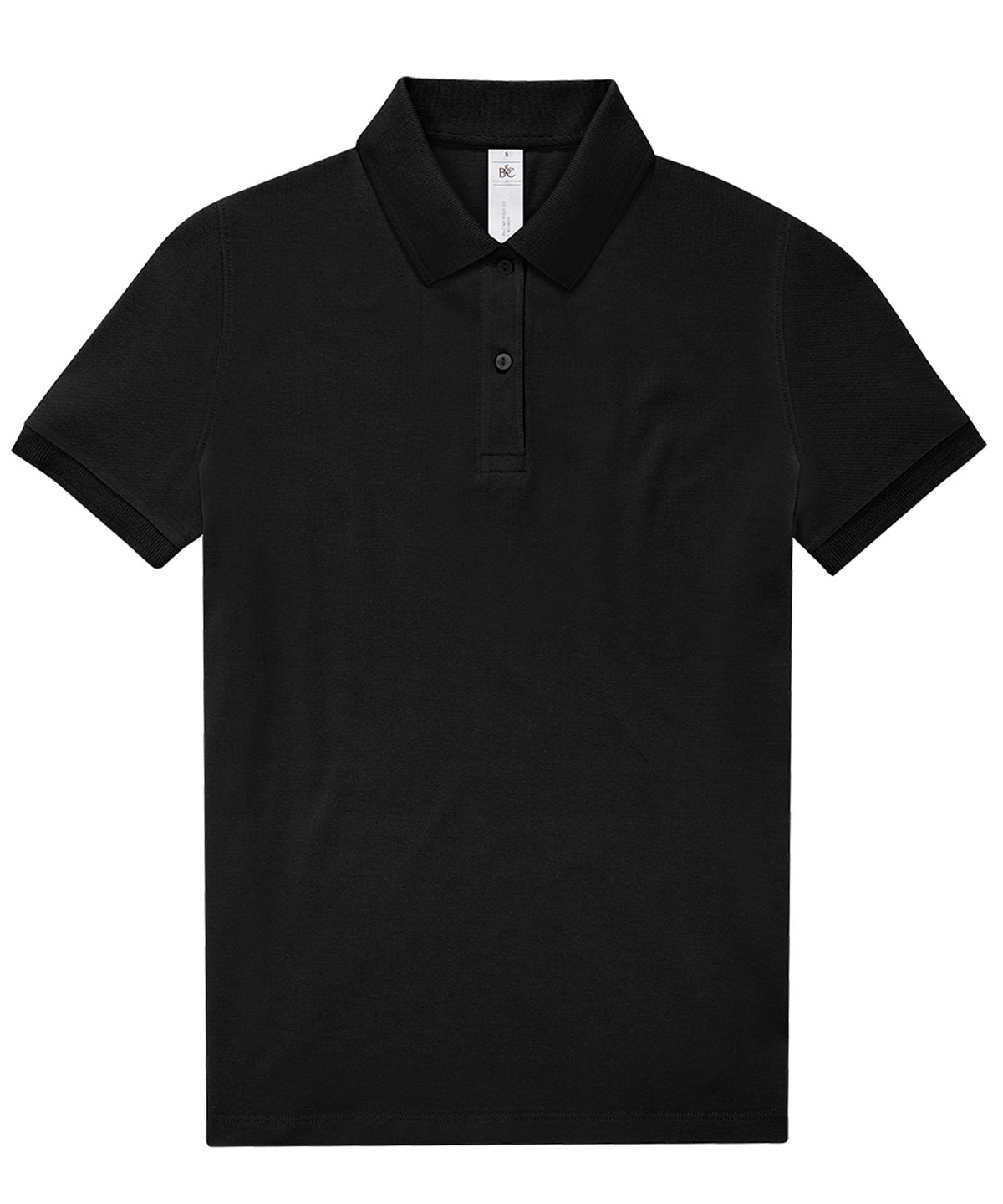 B&C Collection My Polo 210 Short Sleeve Lightweight Shirt - Black / XS / Women - Shirts