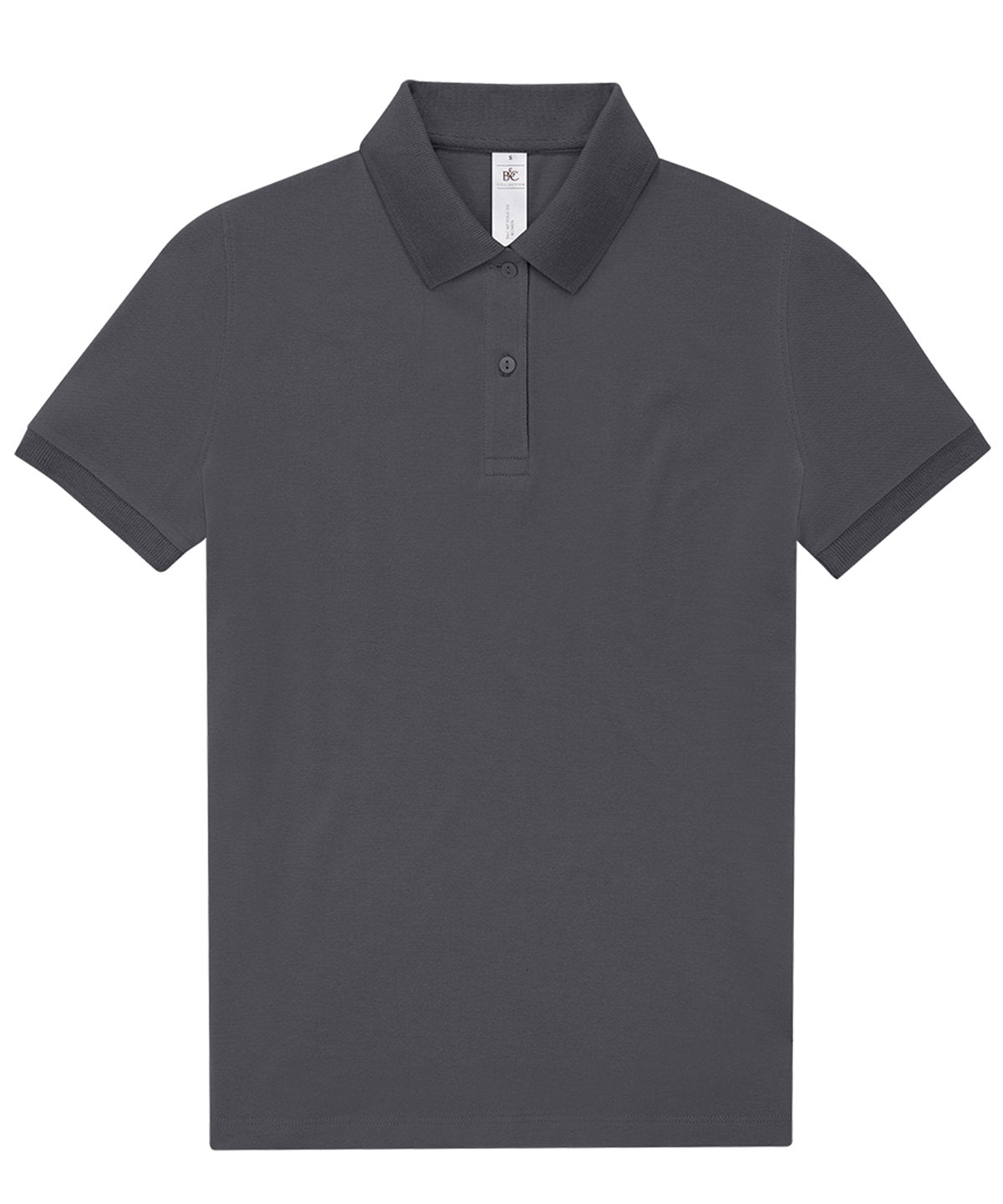 B&C Collection My Polo 210 Short Sleeve Lightweight Shirt - Dark Grey / XS / Women - Shirts