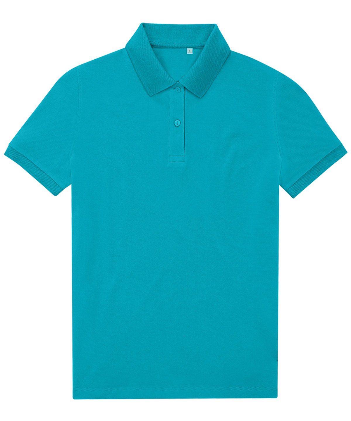 B&C Collection My Eco Polo 65/35 Women Pop Turquoise - XS - Shirts