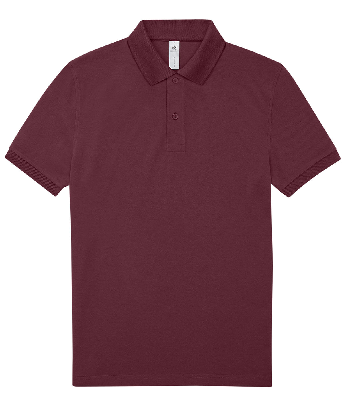 B&C Collection My Polo 210 Short Sleeve Lightweight Shirt - Burgundy / S / 180 Unisex - Shirts