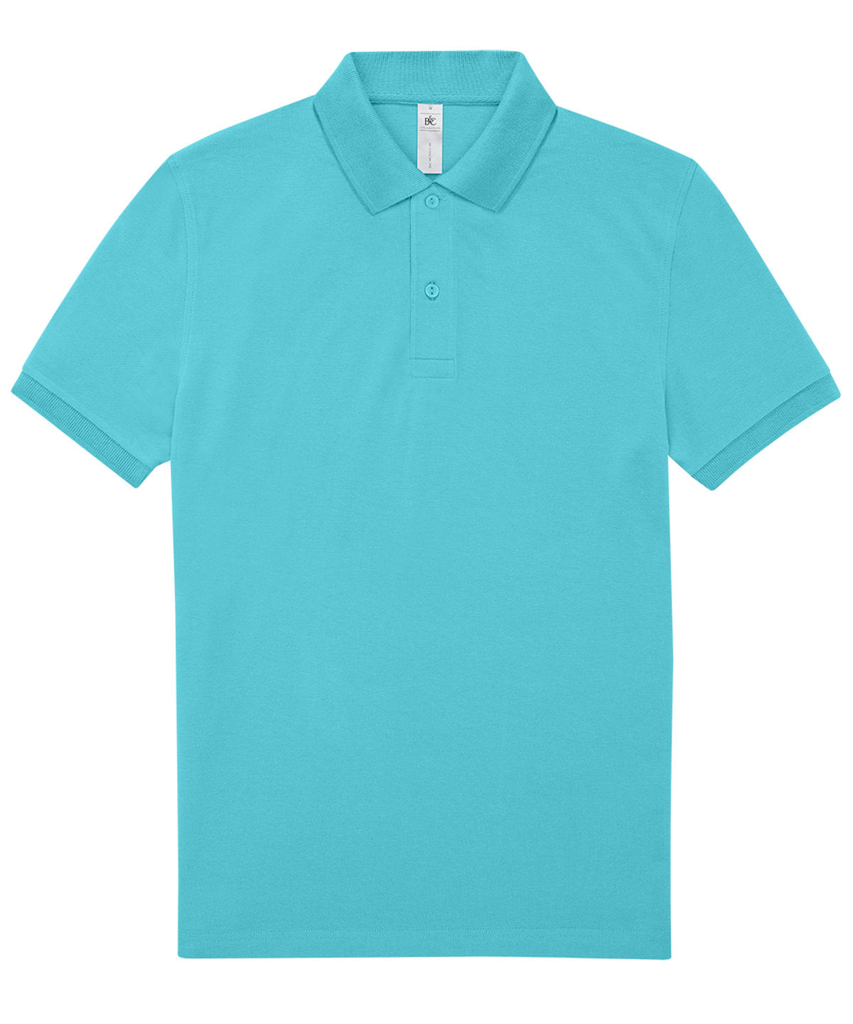 B&C Collection My Polo 210 Short Sleeve Lightweight Shirt - Meta Turquoise / S / 180 Unisex - Shirts