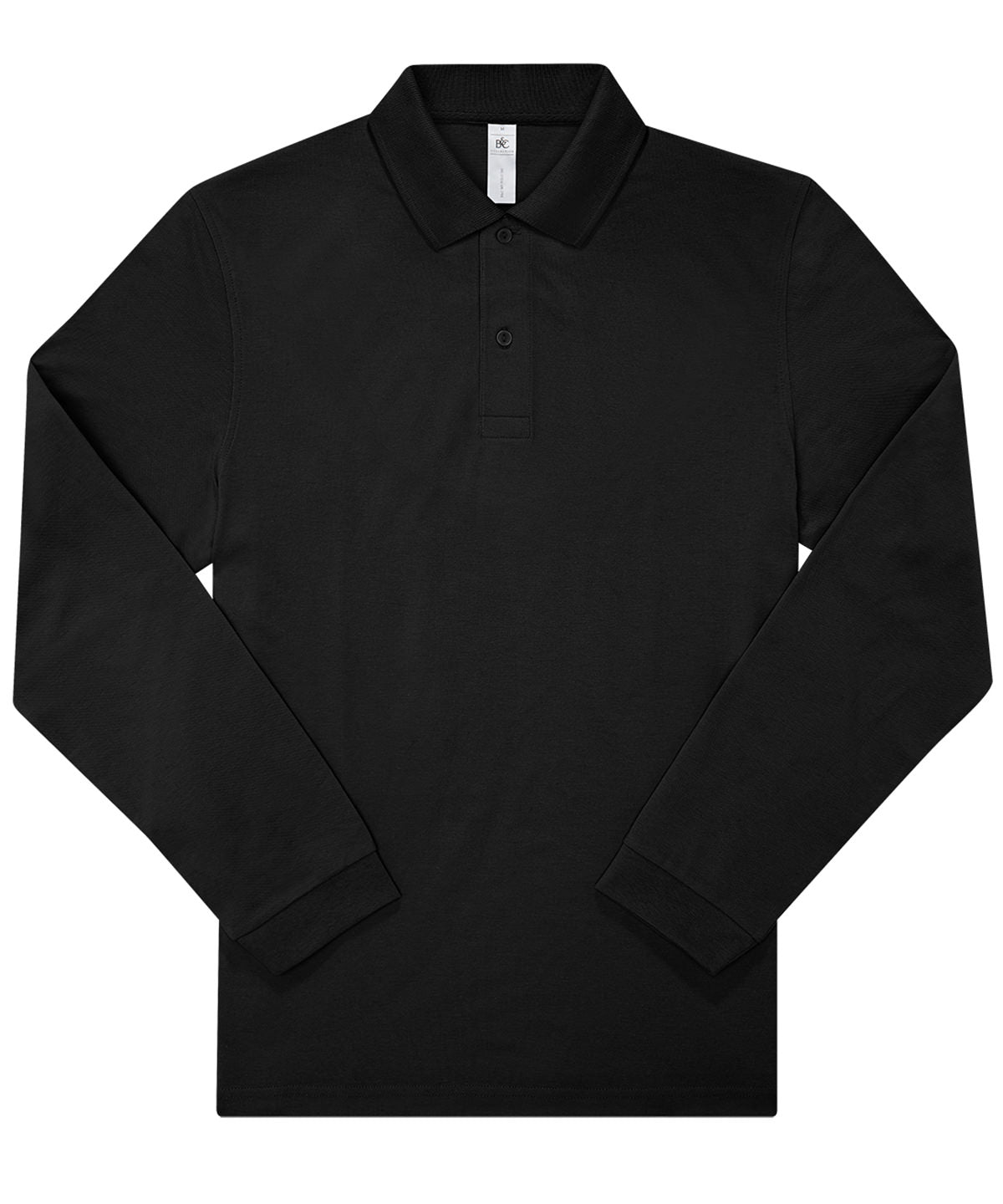 B&C Collection My Polo 210 Short Sleeve Lightweight Shirt - Black / S / 180 Unisex LSL - Shirts