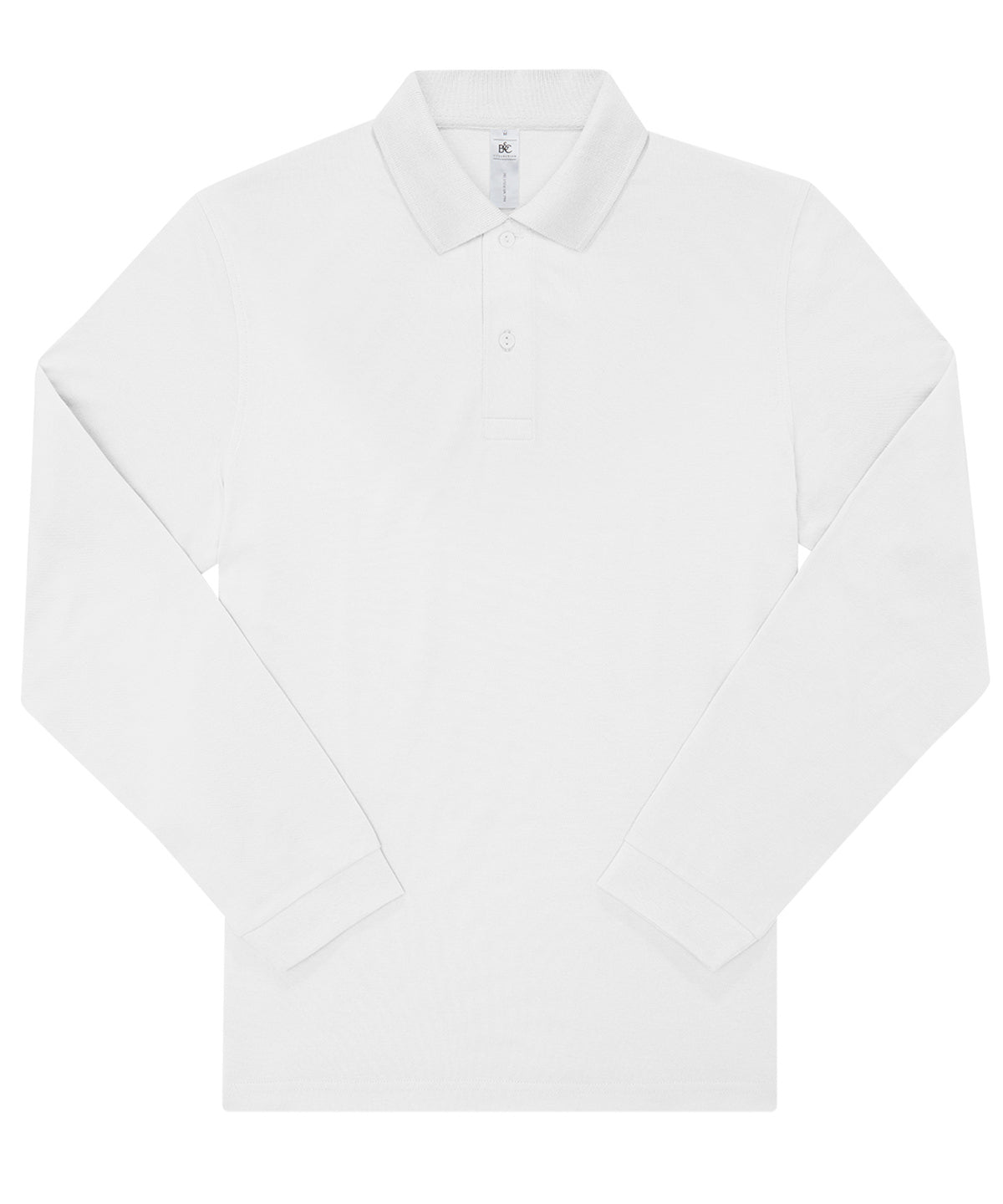 B&C Collection My Polo 210 Short Sleeve Lightweight Shirt - White / S / 180 Unisex LSL - Shirts