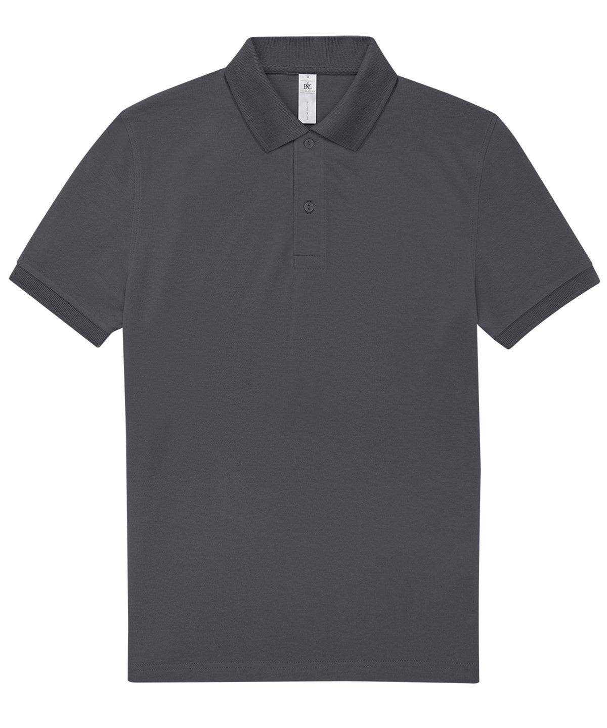 B&C Collection My Polo 210 Short Sleeve Lightweight Shirt - Dark Grey / S / Unisex - Shirts