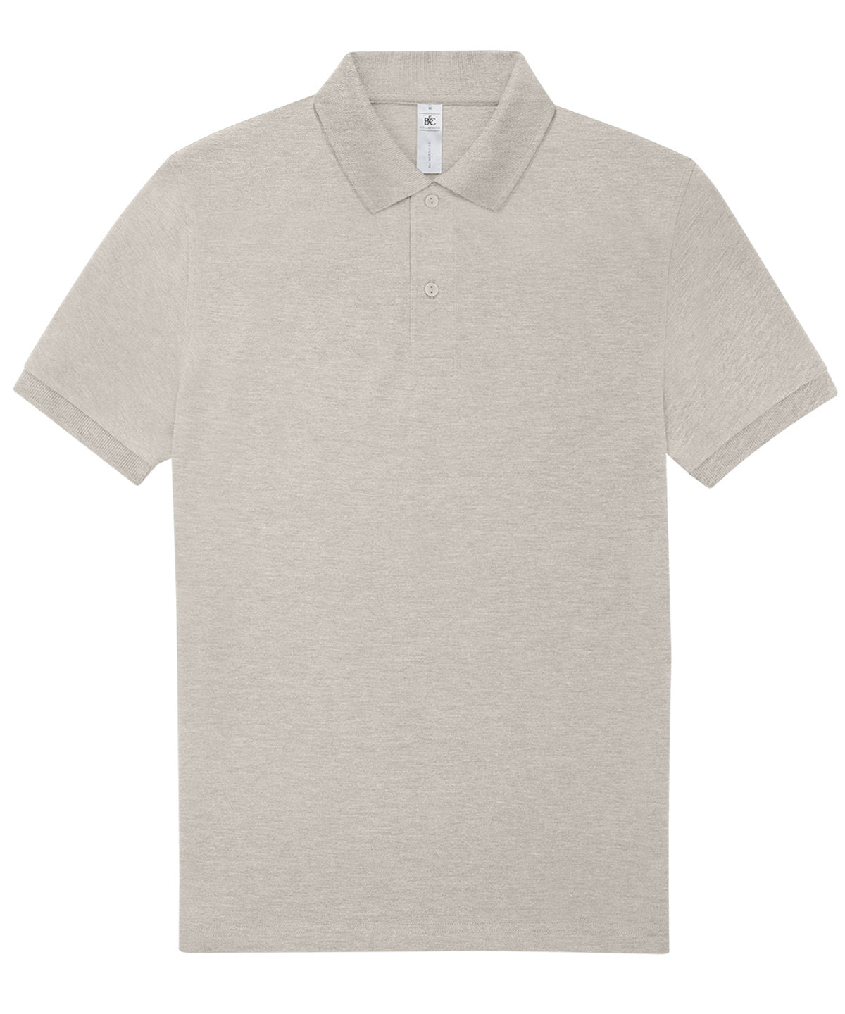 B&C Collection My Polo 210 Short Sleeve Lightweight Shirt - Heather Grey Fog / S / Unisex - Shirts