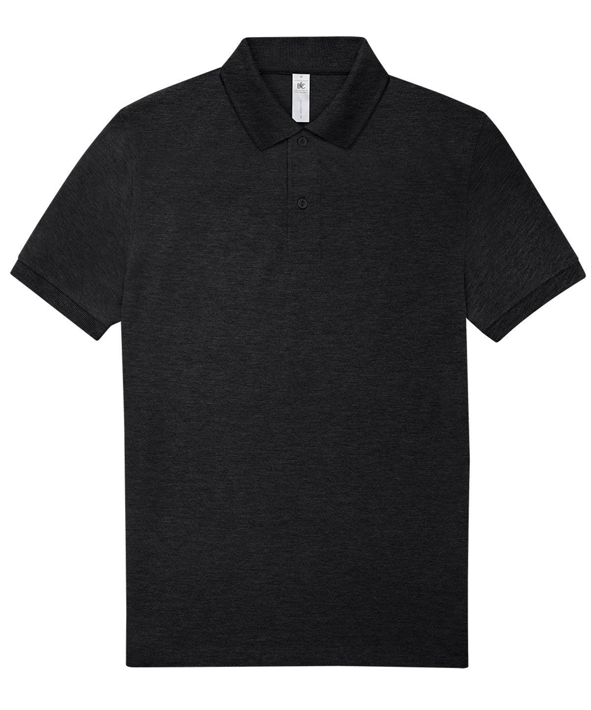 B&C Collection My Polo 210 Short Sleeve Lightweight Shirt - Heather Tarmac / S / Unisex - Shirts