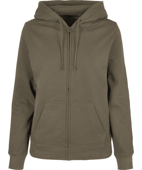 Build Your Brand Basic Women’S Basic Zip Hoodie