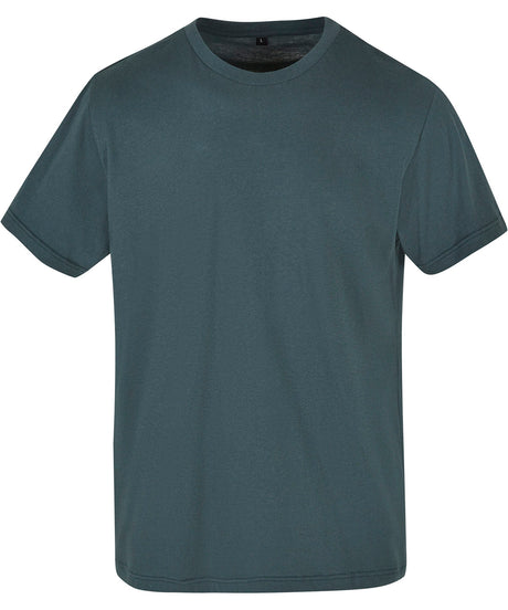 Build Your Brand Basic Round Neck Tee Bottle Green