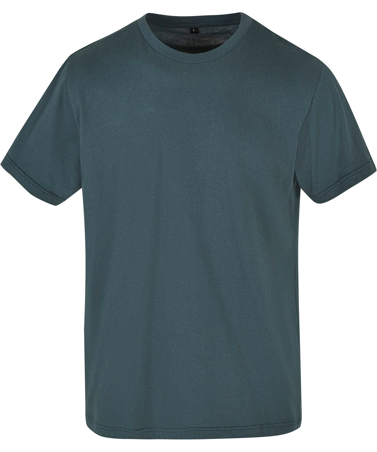 Build Your Brand Basic Round Neck Tee Bottle Green - XS - T-Shirts