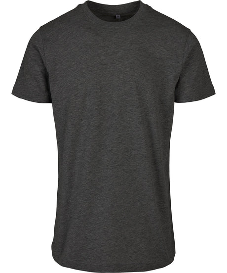 Build Your Brand Basic Round Neck Tee Charcoal