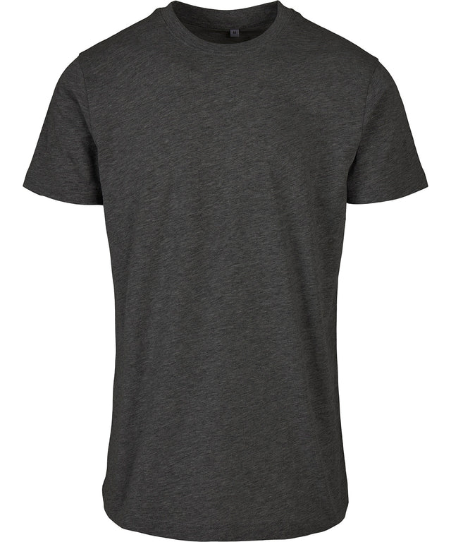 Build Your Brand Basic Round Neck Tee Charcoal