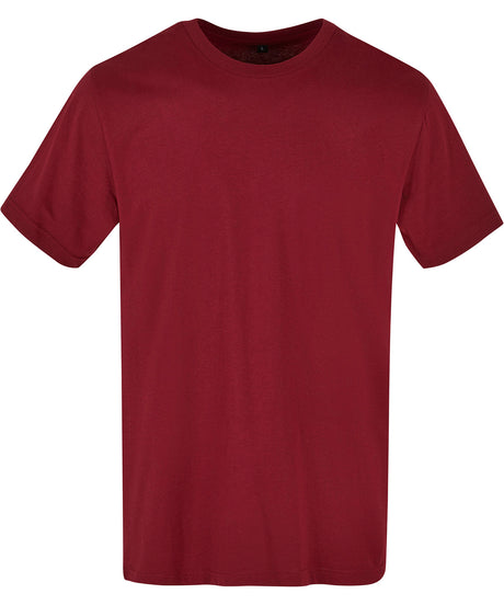 Build Your Brand Basic Round Neck Tee Cherry