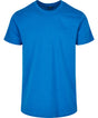 Build Your Brand Basic Round Neck Tee Cobalt Blue