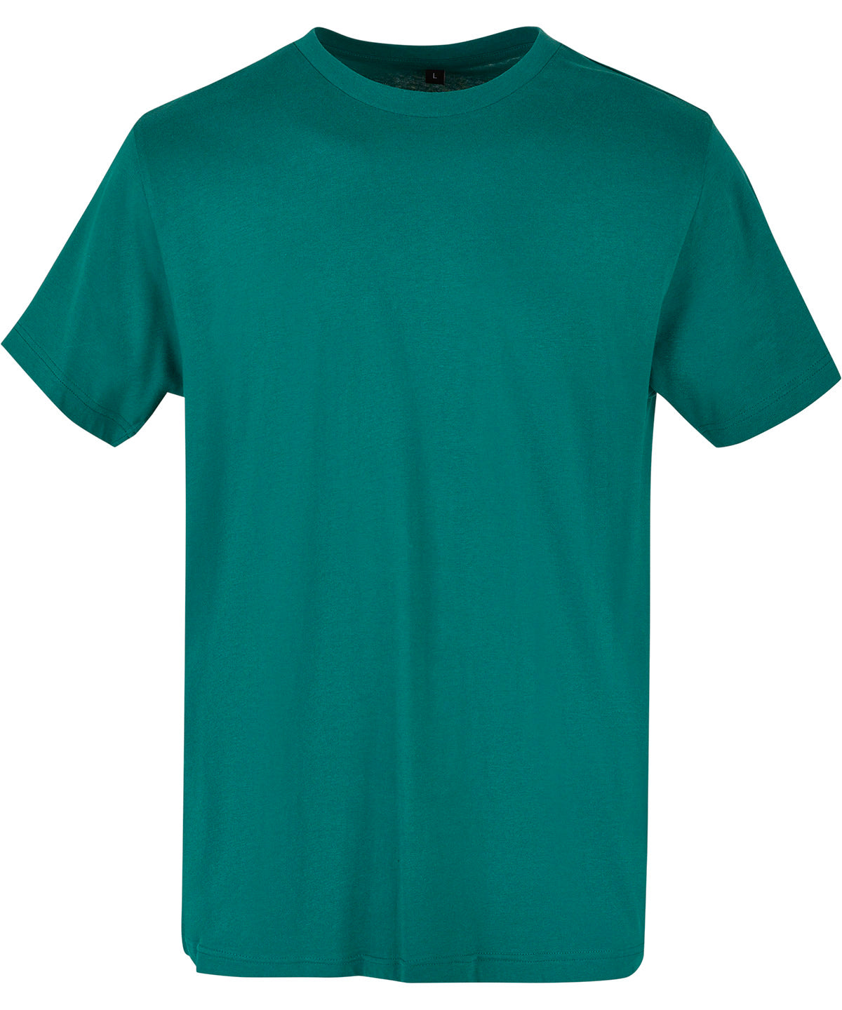 Build Your Brand Basic Round Neck Tee Green